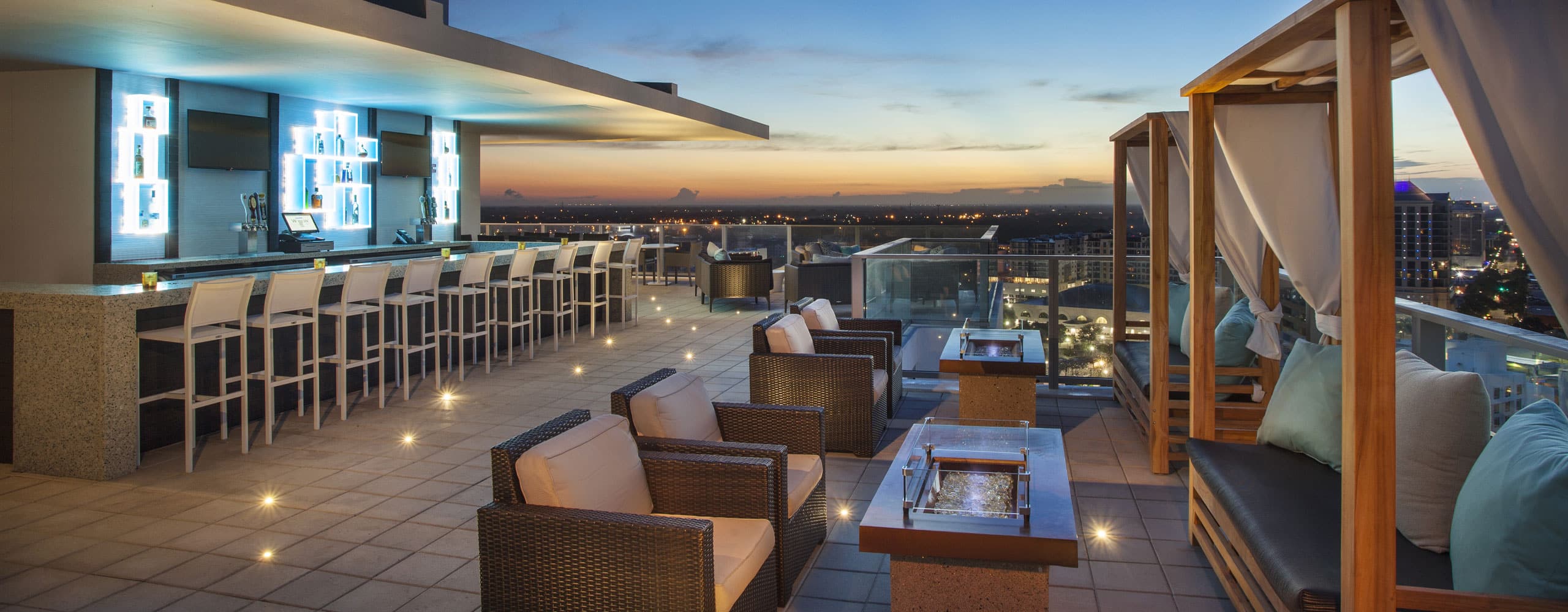 westin sarasota hospitality architecture rooftop bar